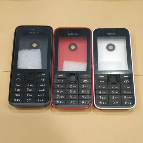 For Nokia N208 Front & Back Side Cashing / Casing with Keypad