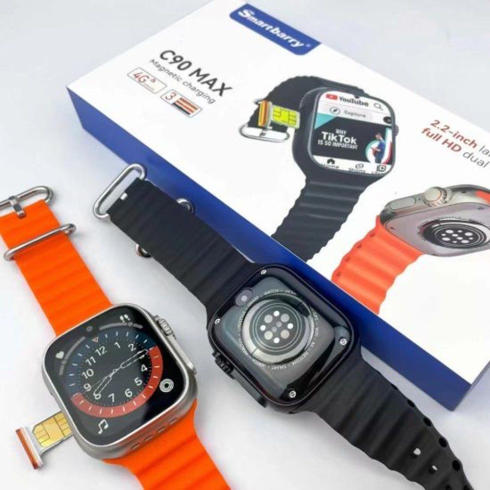 Smartberry C90 Max Android Smartwatch with Dual Camera. 