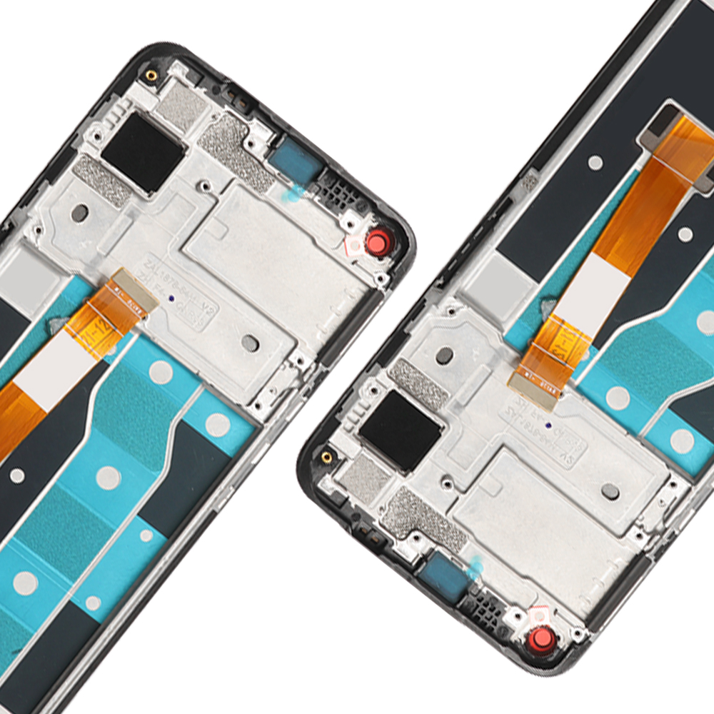 6.5"Original For OPPO Realme 6 LCD Display Touch Screen Digitizer With Frame Replacement Parts For OPPO Realme 6 Display RMX2001. 