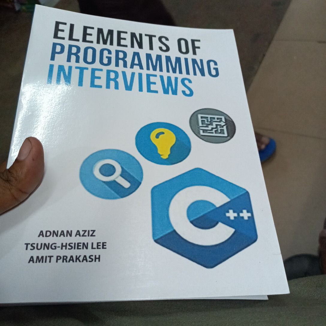 ELEMENTS OF PROGRAMMING INTERVIEWS