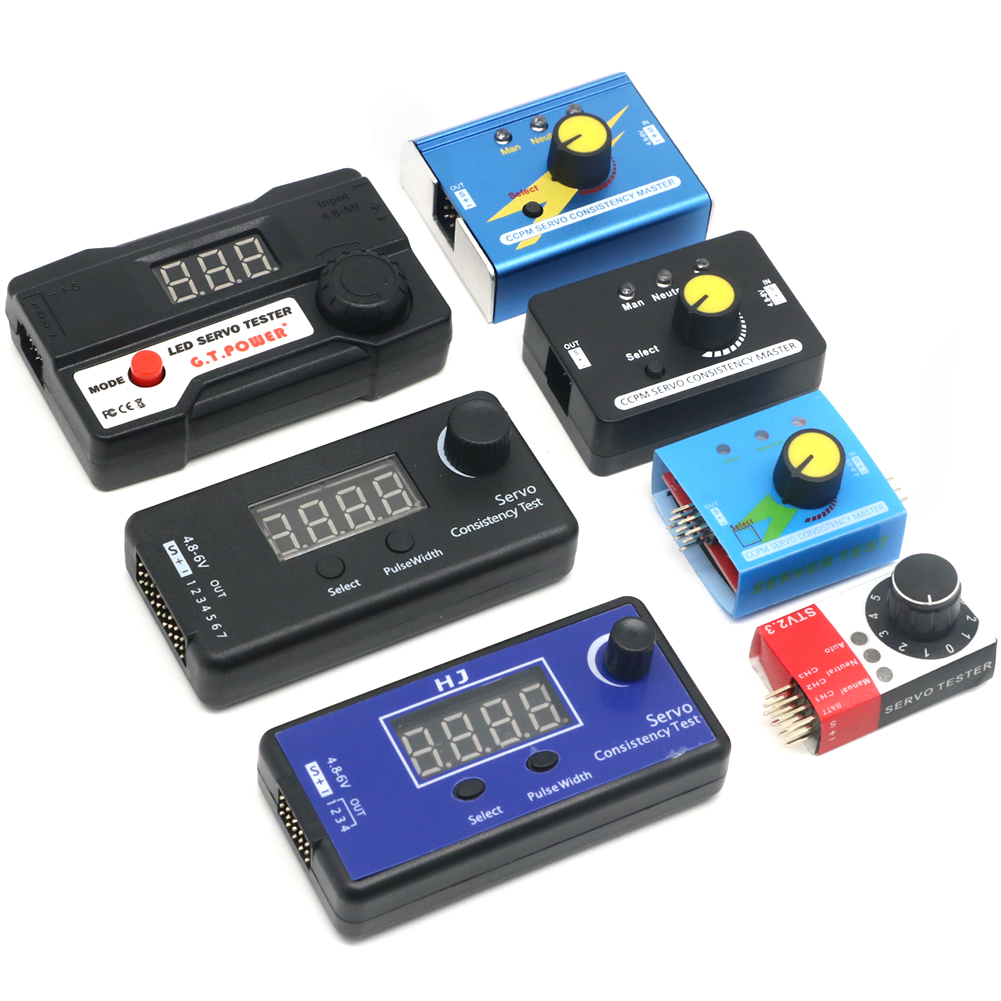 Digital Servo Tester / ESC Consistency Tester Steering Gear Measurement  for FPV RC Helicopter Airplane Car Servo Tester Tool. 