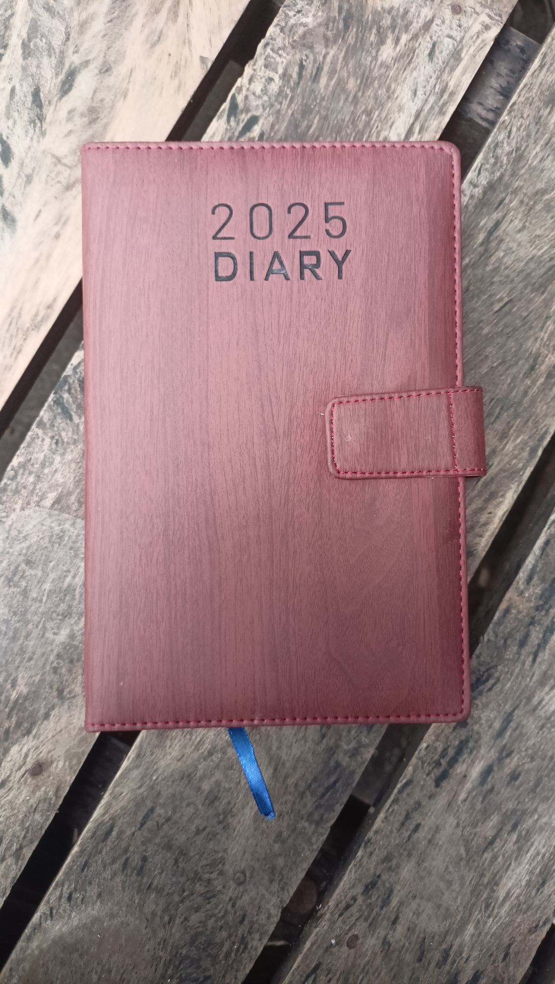 General Magnet Button Diary 2025 (1 date). 