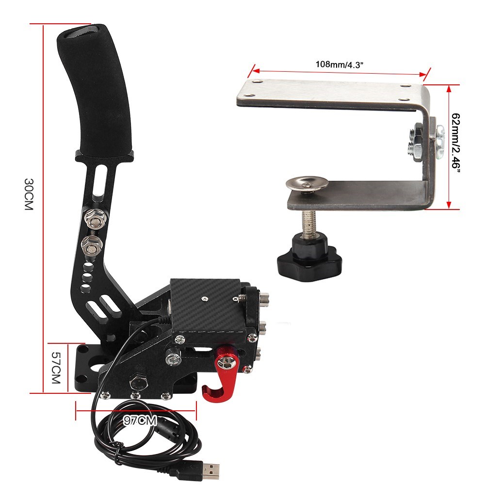 Brake System Handbrake For Rally For Logitech G29/G27/G25 PC Hall Sensor USB SIM Racing For Racing Games T300 T500 HB-1009. 