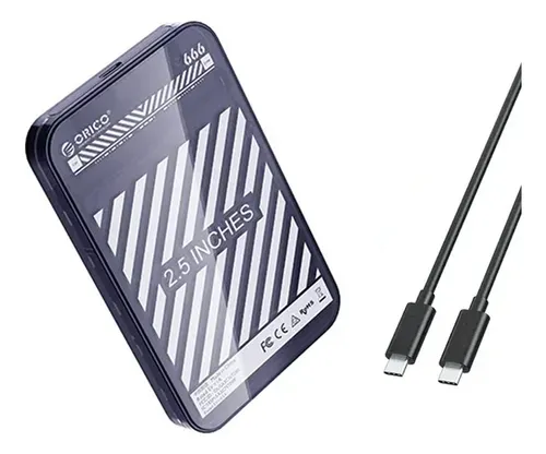 O-R-I-C-.O-2.5 inch USB3.1 Gen1 Type-C Hard Drive Enclosure (Type-C to Type-C Cable