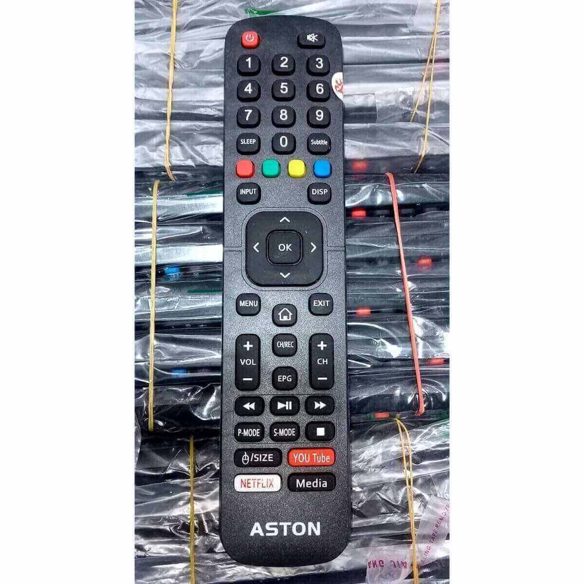 ASTON smart led remot without voice control best quality lost prices original China. 