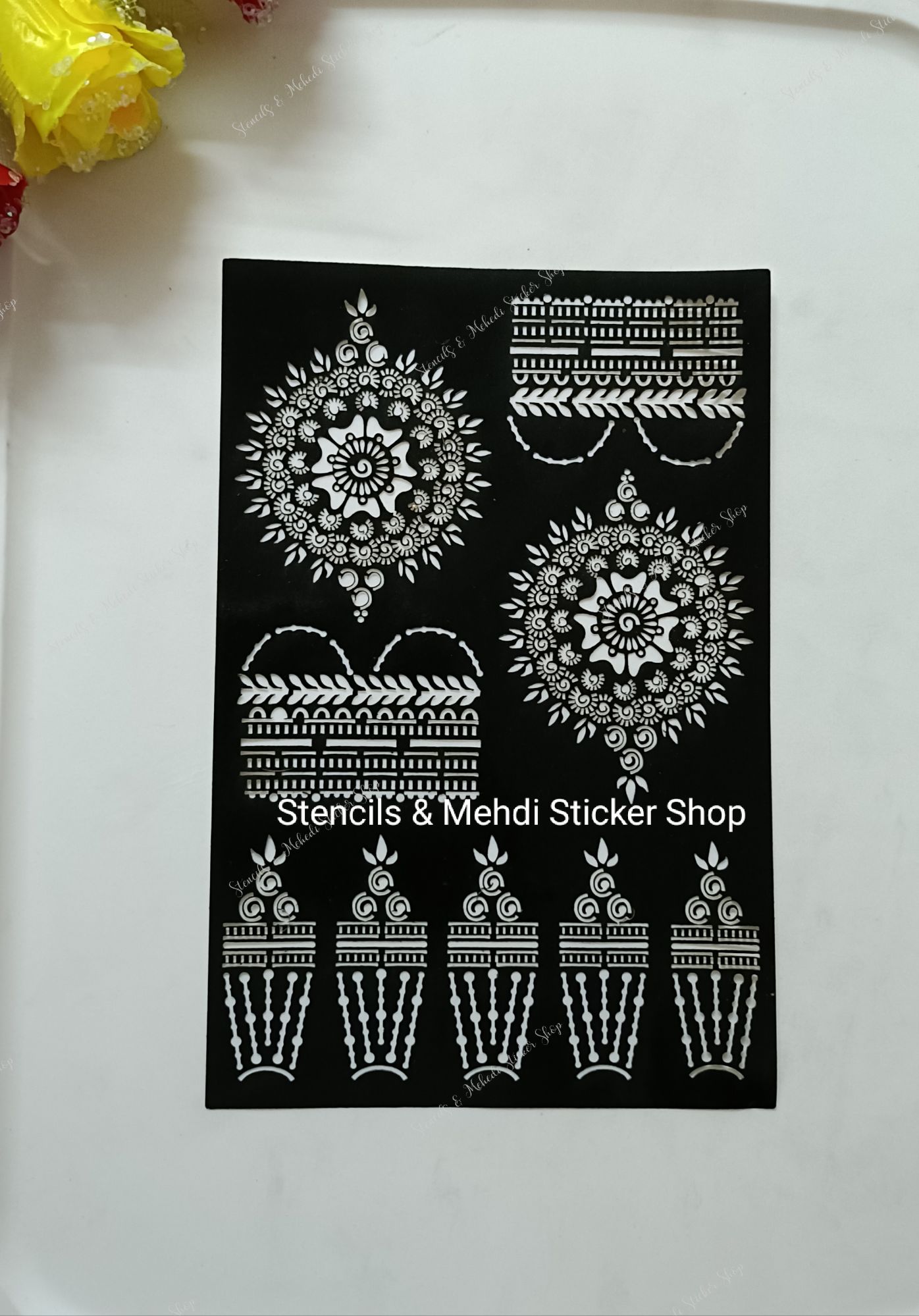 Attractive & Gorgeous Henna Mehedi Stickers for Girls ( 1 Pis) Eid Collection