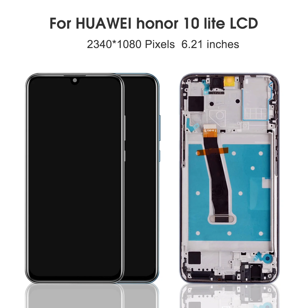 6.21''For HUAWEI Honor 10 Lite For Honor 10i HRY-LX1 LX2 LCD Display Touch Screen Digitizer Assembly Replacement. 