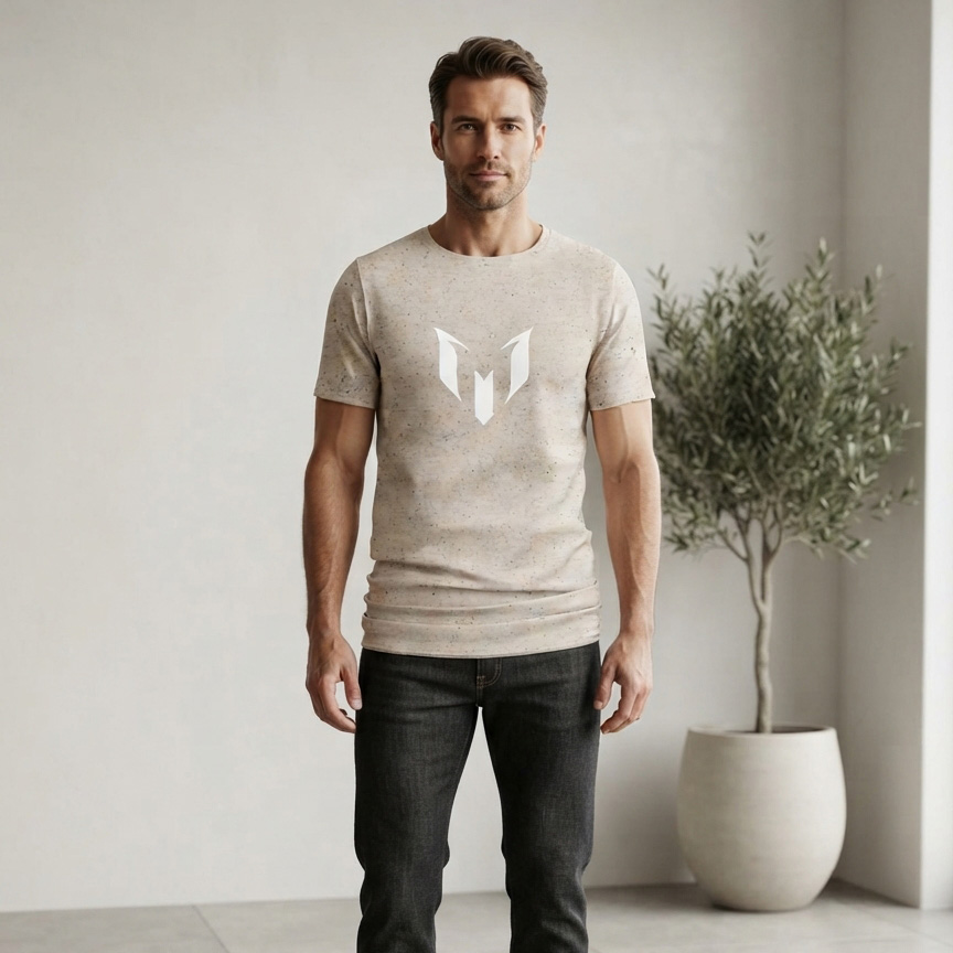 HashBack basic Oversized premium Tshirt For Men Messi Printed