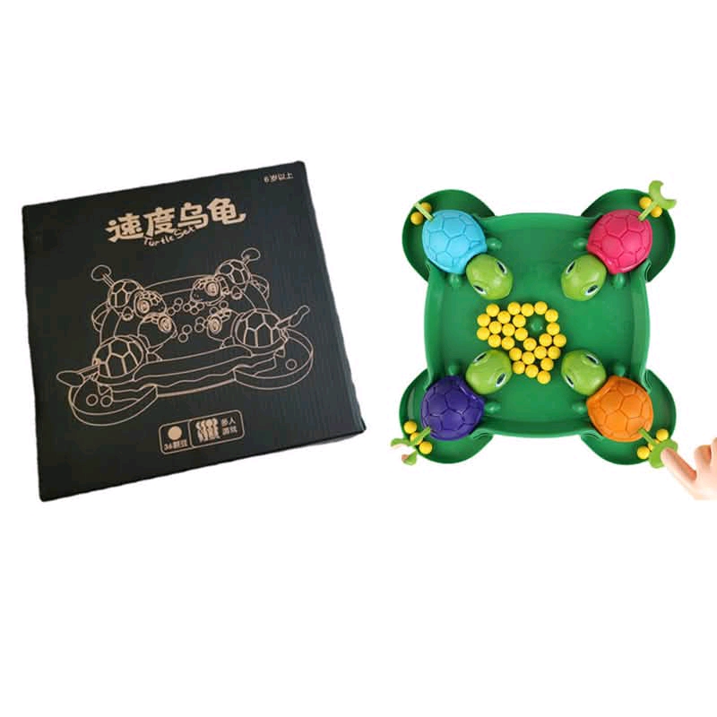 Hungry Turtle Game - Preschool Board Games For Kids | Parent-child Interactive Educational Toys, Turtle Eating Board Game, Hungry Turtle Board Game For 2 To 4 Players. 