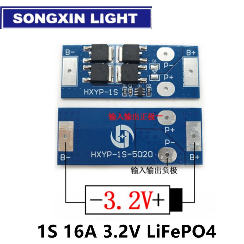 BMS 1S 12A 16A 24A 3.7V LiFePO4 Lithium Battery Protection Board 18650 4.2V Charging Voltage/Short Circuit/Overcharge Prevention. 