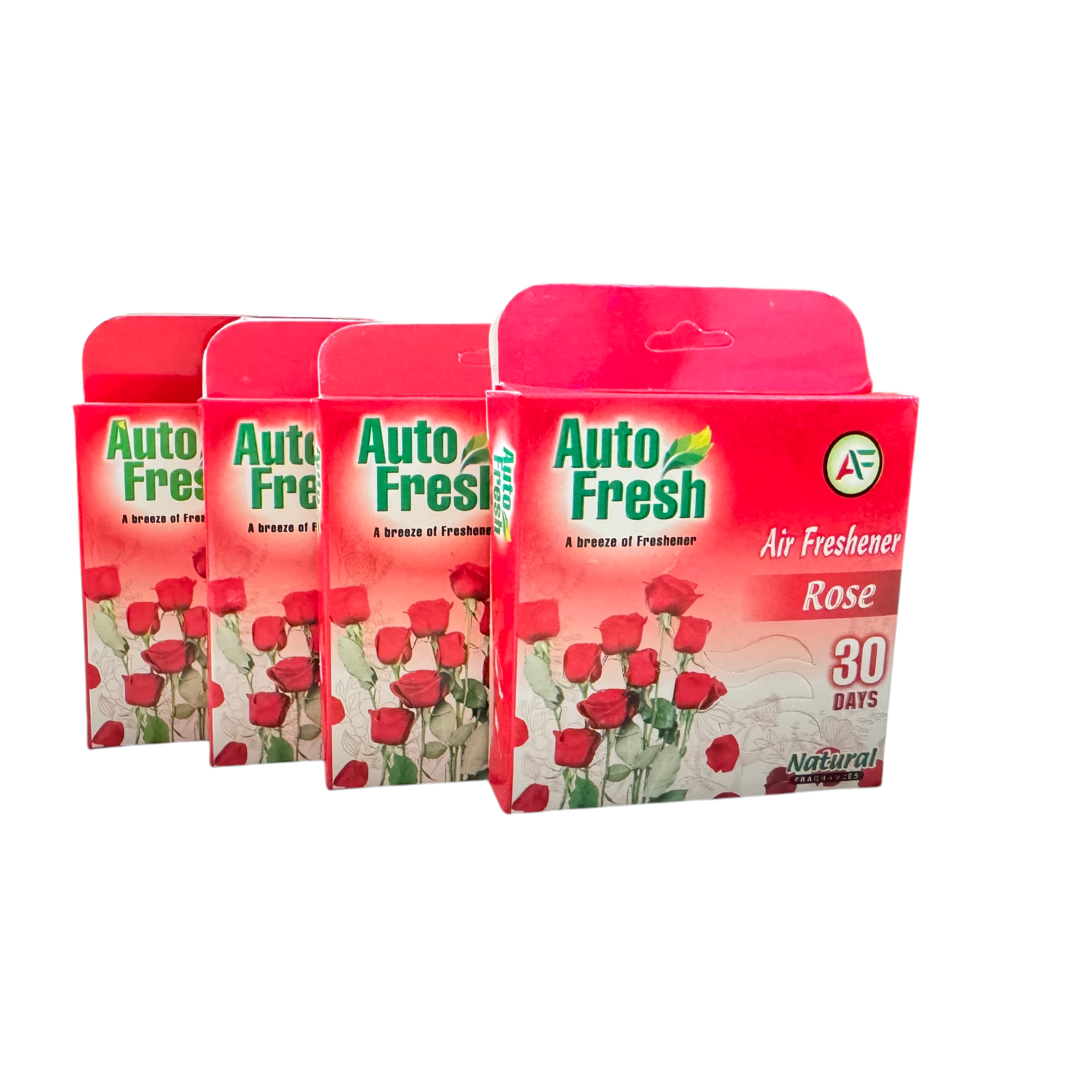 Auto Fresh (Buy 3 Get 1 FREE) Bathroom Air Freshener Block | Rose | 50 gm each. 