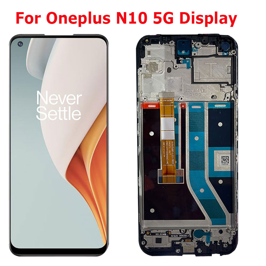 6.49" New For OnePlus Nord N10 5G LCD Display Screen Touch Panel Digitizer For One Plus Nord N10 BE2029 Screen Replacement. 