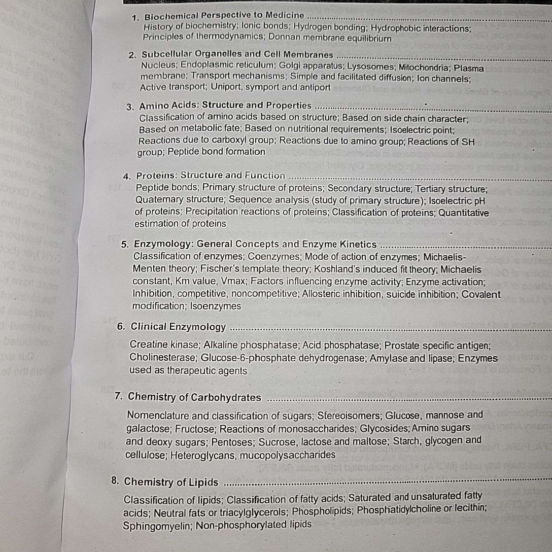 Textbook of Biochemistry for Medical Students By DM Vasudevan. 