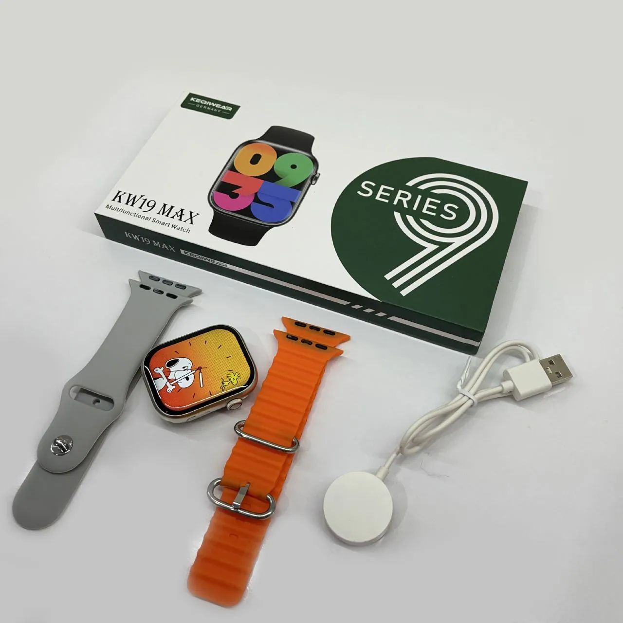 Keqiwear KW19 Max Multifunctional Series 9 Smartwatch