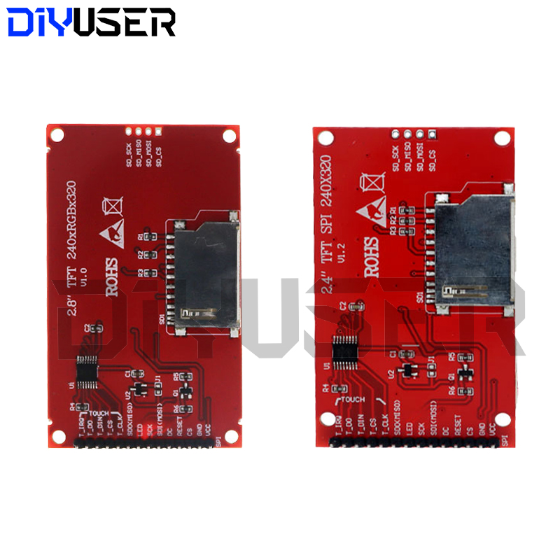 1.8" TFT 2.4" TFT 2.8" TFT With Touch display 240*320 Smart Display ScreenDrive IC ILI9341 ST7789 Drive IC Module. 