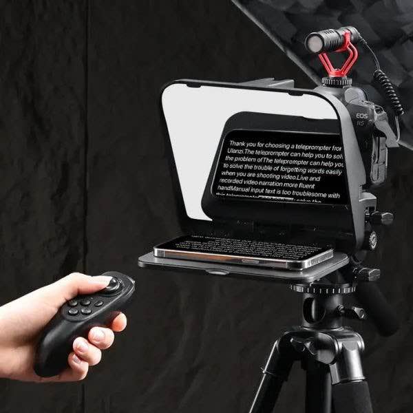 ULANZI RT02 Universal Teleprompter for Camera, Tablet, Smartphone with Remote Control. 