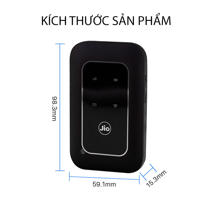 Advanced Mobile Wi-Fi Hotspot Pocket Router Jio WD680+ LTE. 