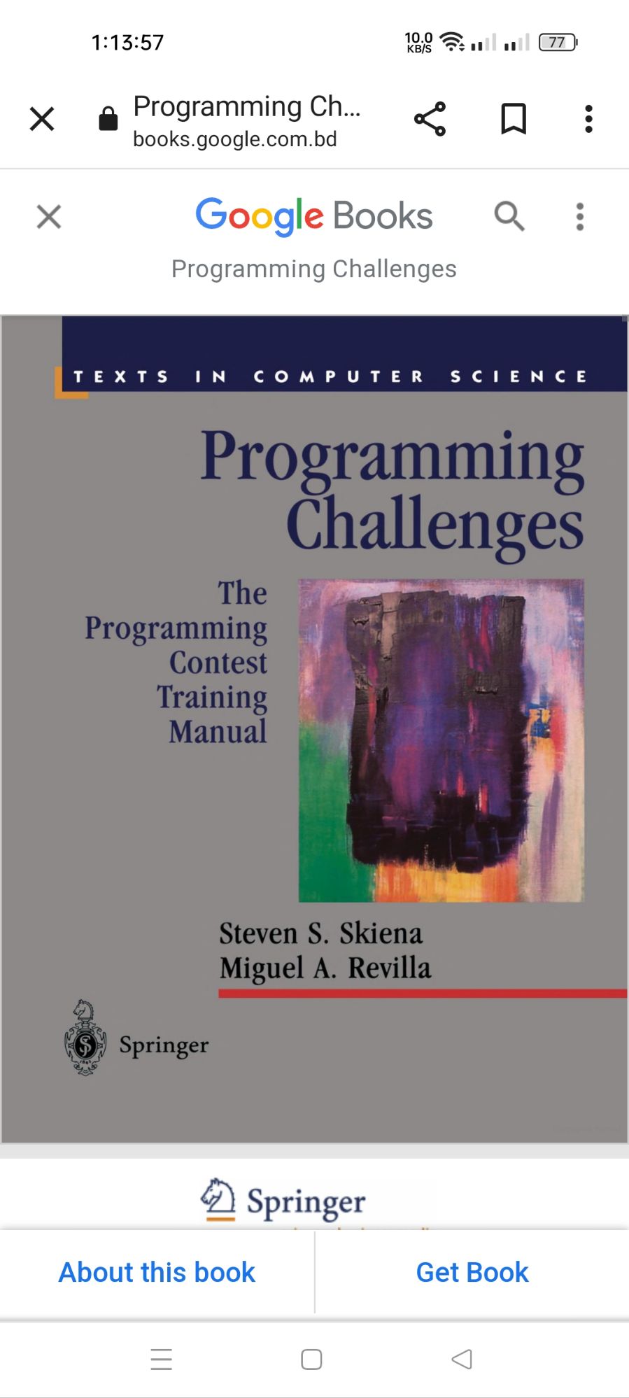 Programming Challenges

Book by Steven Skiena