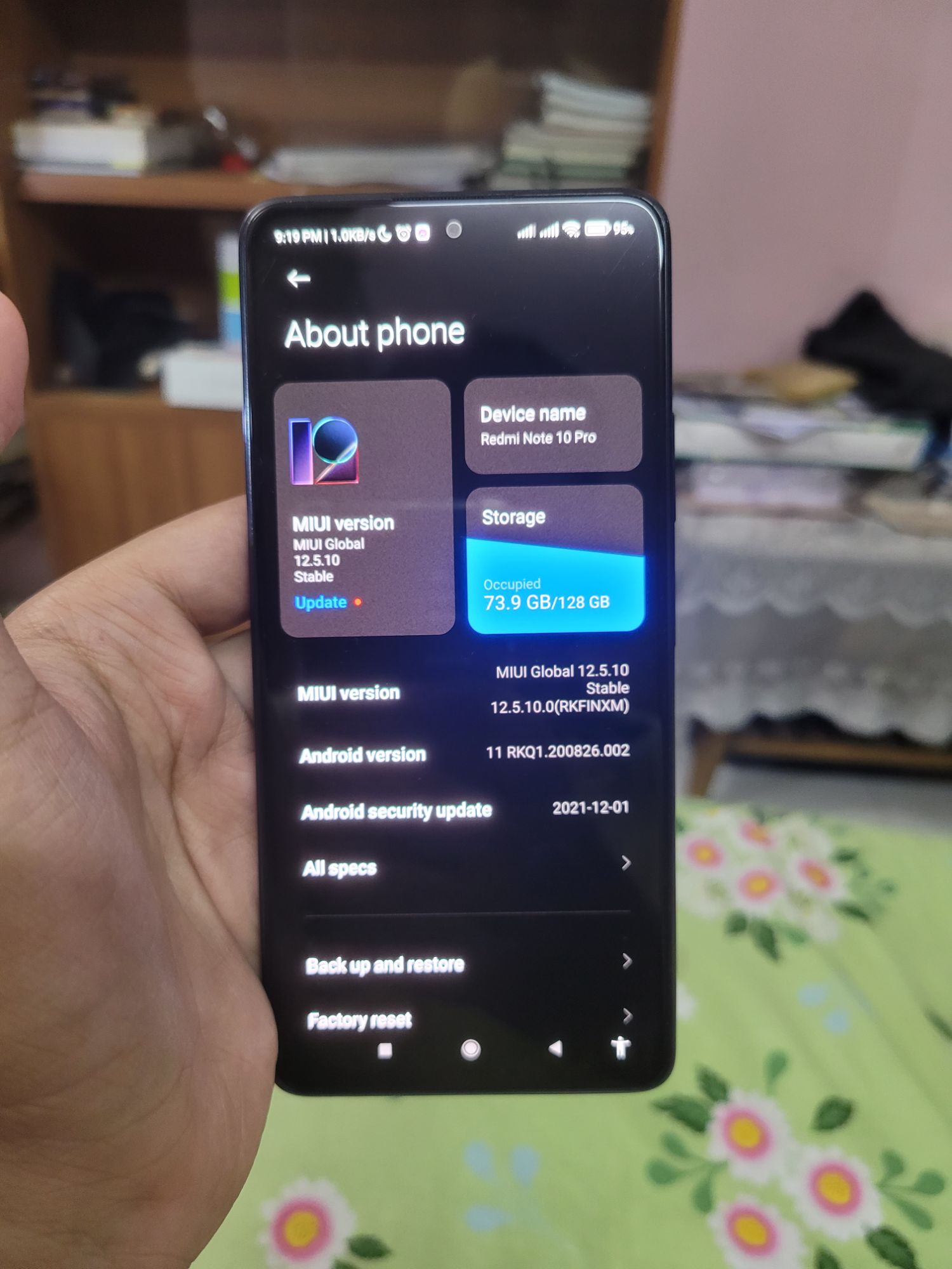 Redmi Note 10 Pro Pre Owned. 