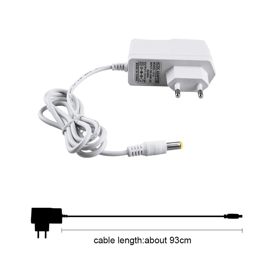 Real Power DC 24V 12V 1A 2A 3A Power Supply DC 12 24 V Volt Output Interface 5.5mm*2.1mm Power Adapter EU US UK AU Plug. 