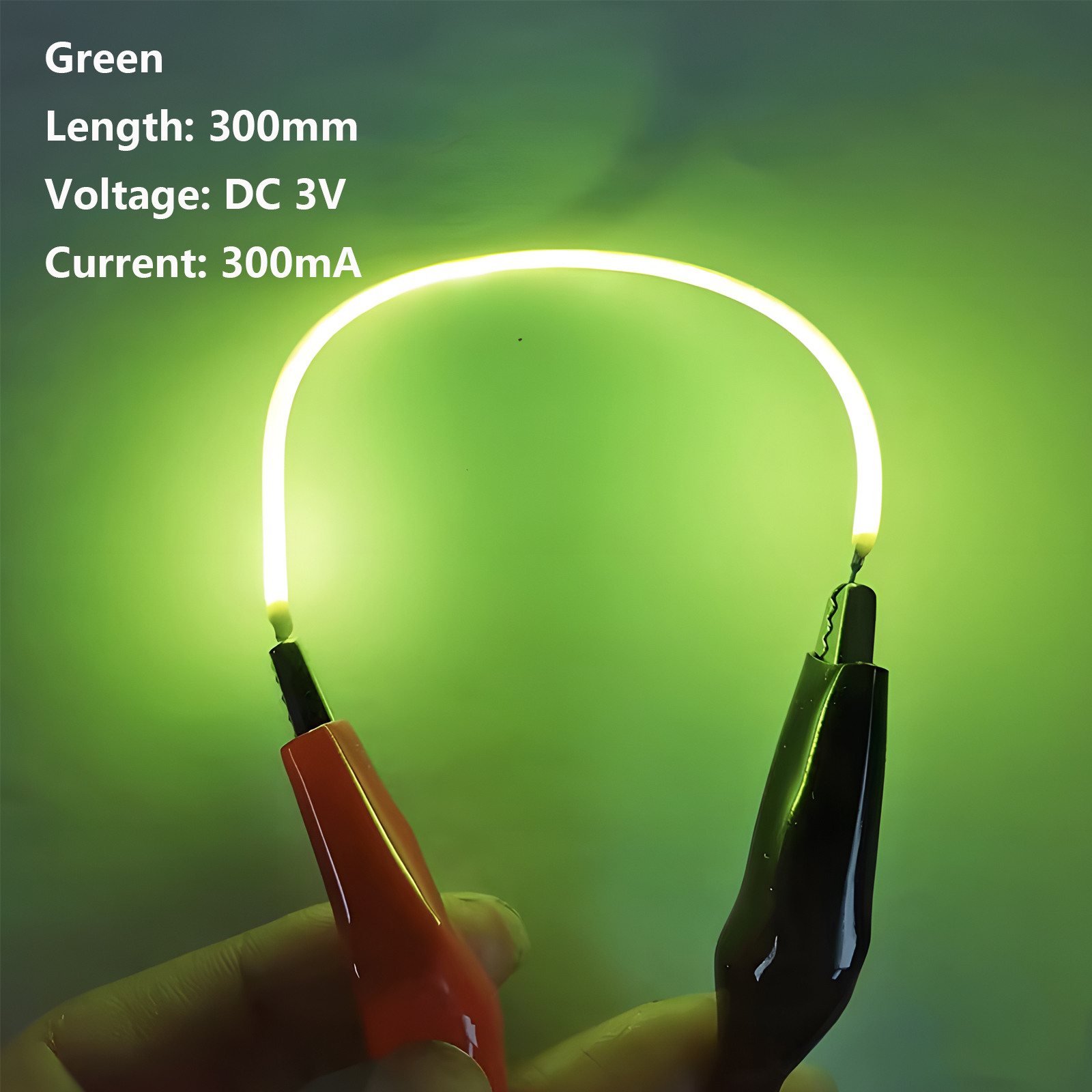 1Pcs DC 3V LED Filament Flexible 38/60/80/185/300mm Edison Bulb Lamp Part 2200K COB LED Bulb Diode Decorative DIY Incandescent. 