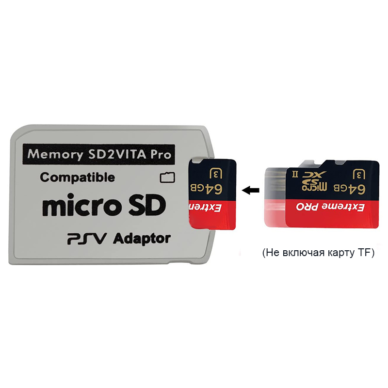 DATA FROG Ps Vita Memory Card Adapter For PS Vita Game Adapter System 3.60 Micro SD Card Slot Adapter 3.60 System SD Card 2023. 