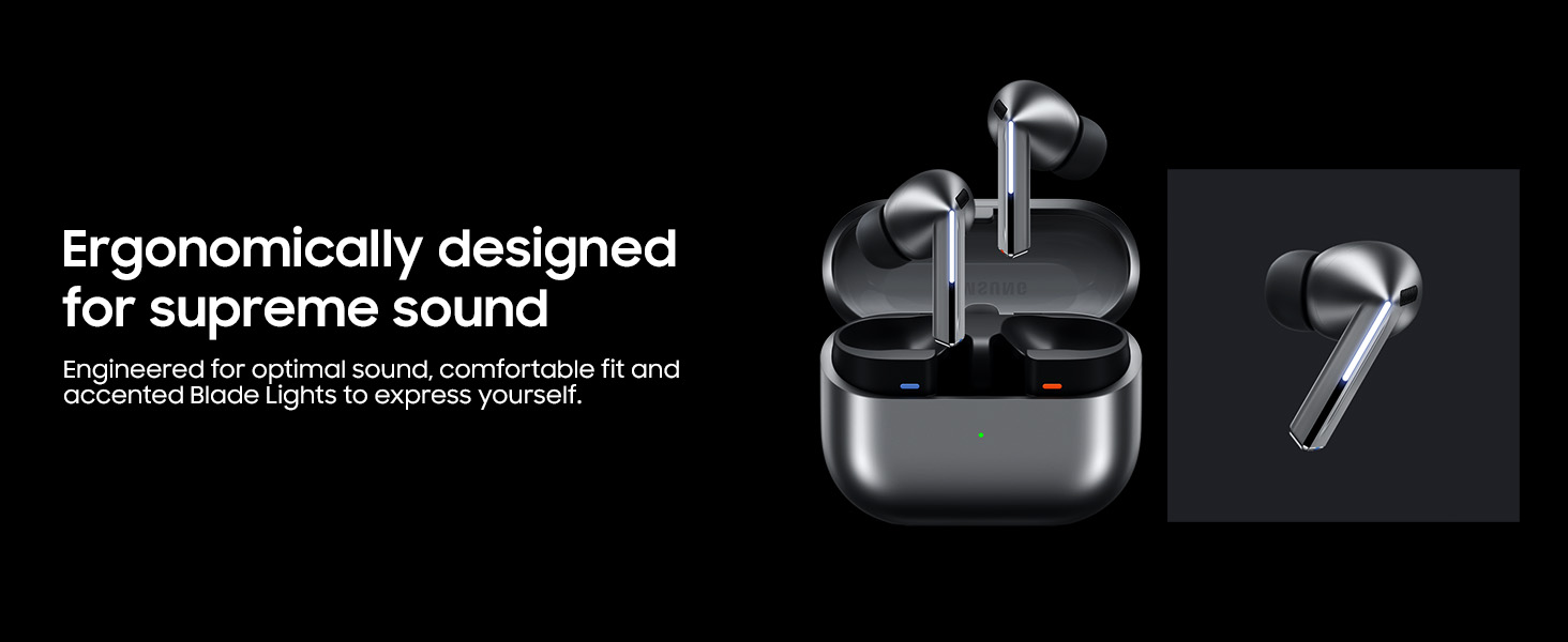 Samsung Galaxy Buds 3 Pro AI Adaptive ANC Wireless Earbuds. 