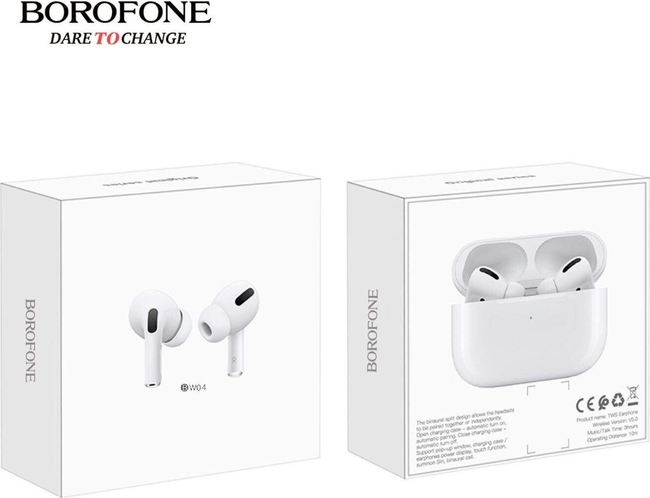 BOROFONE BW04 Noise Reduction Wireless Bluetooth Earphone