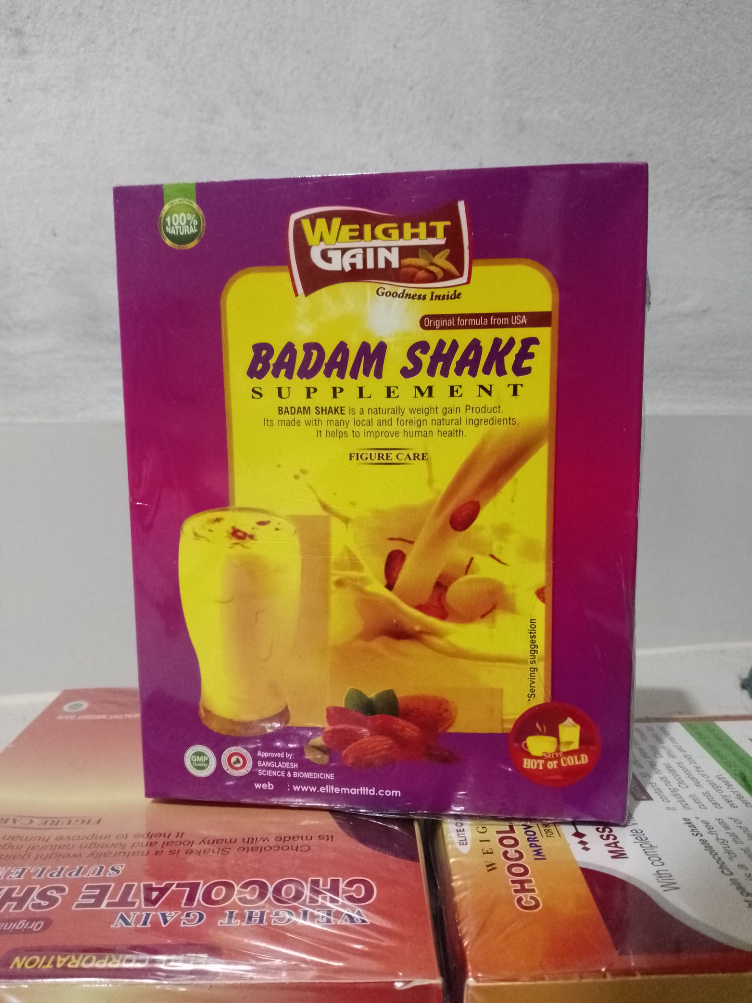 Weight gain Badam Shake For healthy.1piece (packet) Badam Shake