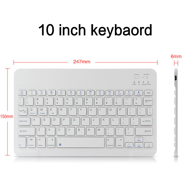 HUWEI Mini Bluetooth Keyboard Wireless Russian Keyboard Tablet Spanish Rechargeable Keyboard For Tablet ipad phone iphone Laptop. 