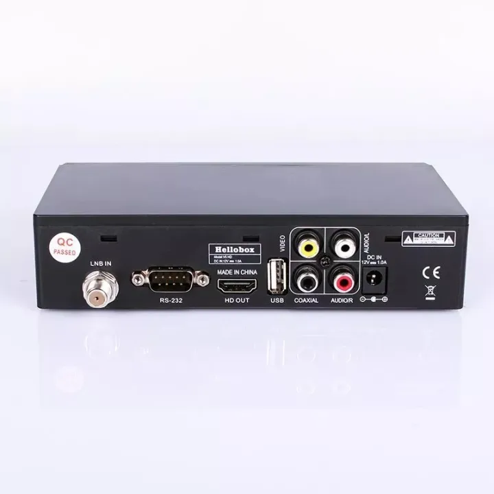 Hellobox 6 satellite tv receiver H.265 HEVC DVB-S2/S2X 1080P multistream/t2mi satellite tv decoder. 