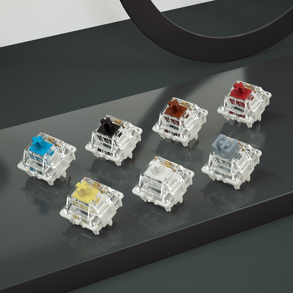 61Piece Gaming Green Mechanical Keyboard Switch Set for Diy Customize Mechanical Keyboard Replacement 2 Pin Switch. 
