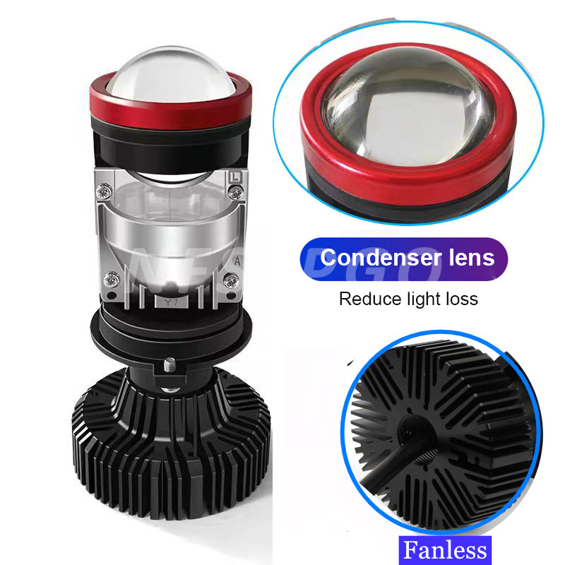 120W Y7S Lamp H4 LED Mini Projector Lens 3000K+4300K+6000K Automobles Bulb 25000LM Triple Colors In One Body Canbus Headlight. 