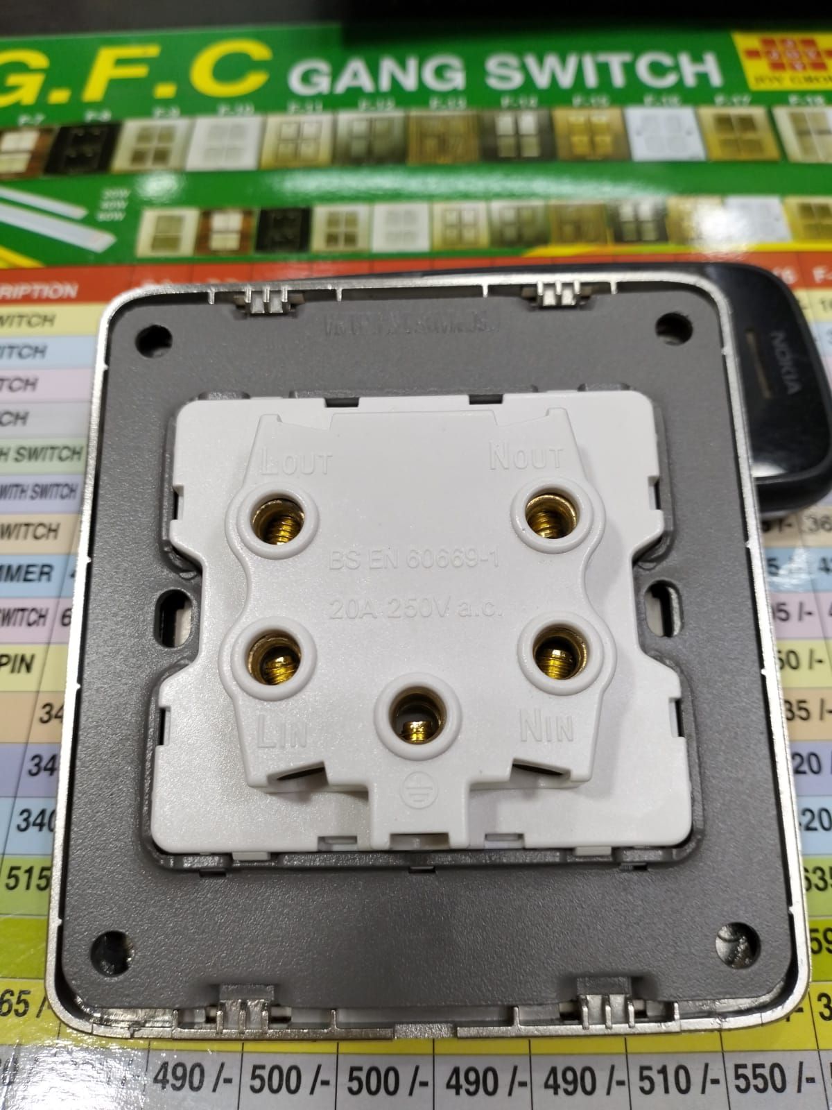 g.f.c.dv single socket switch professional high quality. 