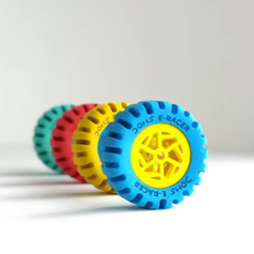 Doms E-Race Eraser Multicolor ( 2 PCS Pack). 