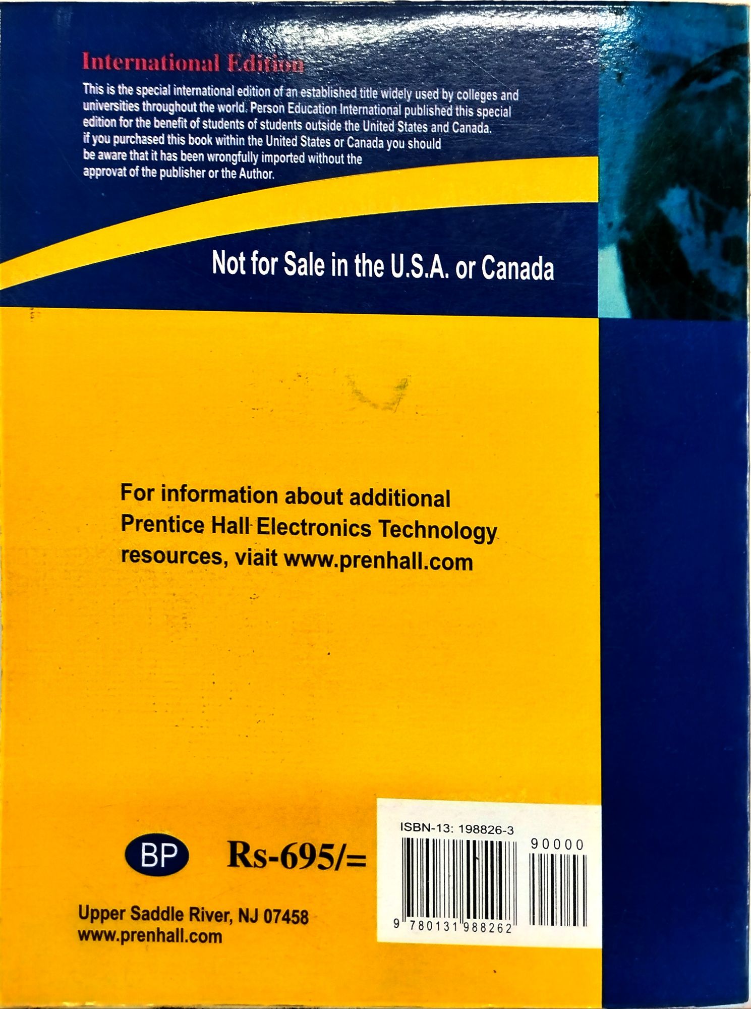 INTRODUCTORY CIRCUIT ANALYSIS
BY ROBERT L, BOYLESTAD - THIRTEENTH EDITION. 