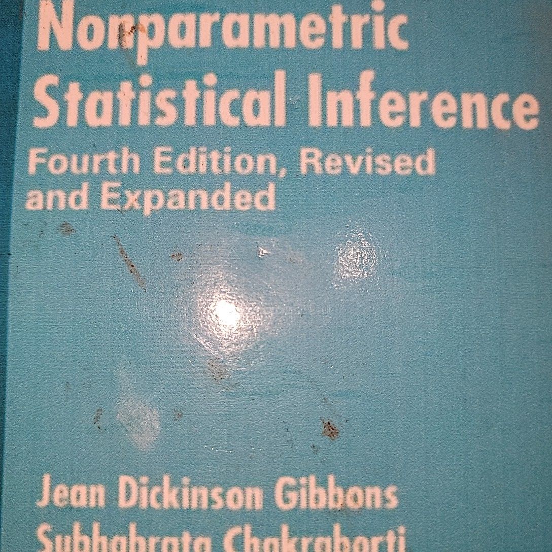 NonParametric Statistical Inference By Jean Dickinson Gibbons & Subhabrata chakraborty. 
