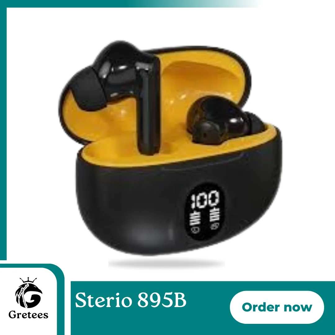 New Airpods Stereo 895B Earbuds Touch Control Stereo Bass Earphone LED Digital Display BT 5.4 Wireless in Ear Earbuds
