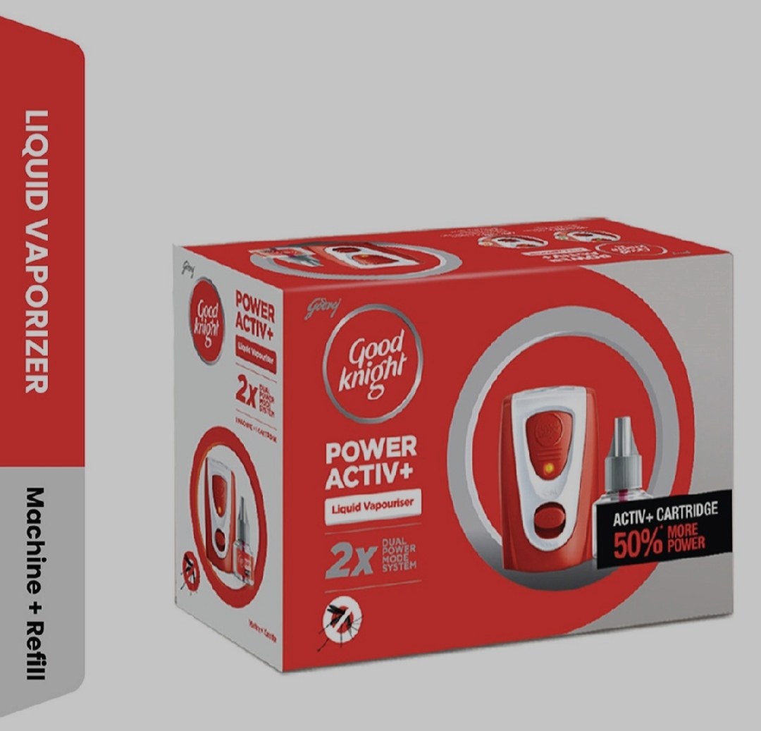 Good Knight power activ+ 1 machine 2 refill. 