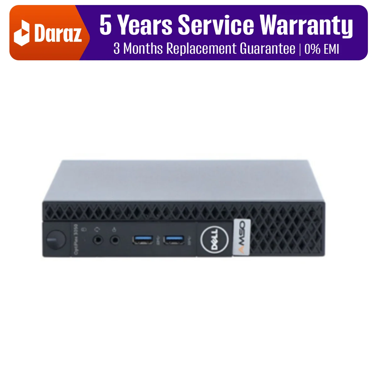 DELL Optiplex 3050 Micro, Intel Core i5-6500T, 8GB DDR4 Ram, 256GB SSD, Windows 10 Pro (Renewed)