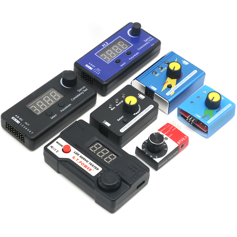 Digital Servo Tester / ESC Consistency Tester Steering Gear Measurement  for FPV RC Helicopter Airplane Car Servo Tester Tool. 