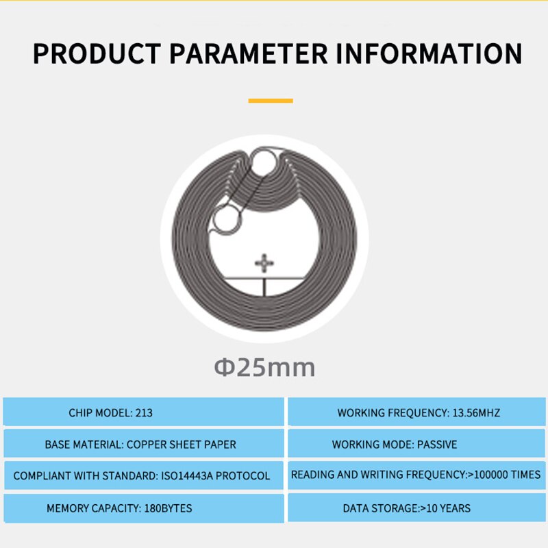 10PCS NFC Tag Nfc213 Label 213 Stickers Tags Badges Lable Sticker 13.56mhz For Huawei Share Ios13 Personal Automation Shortcuts. 