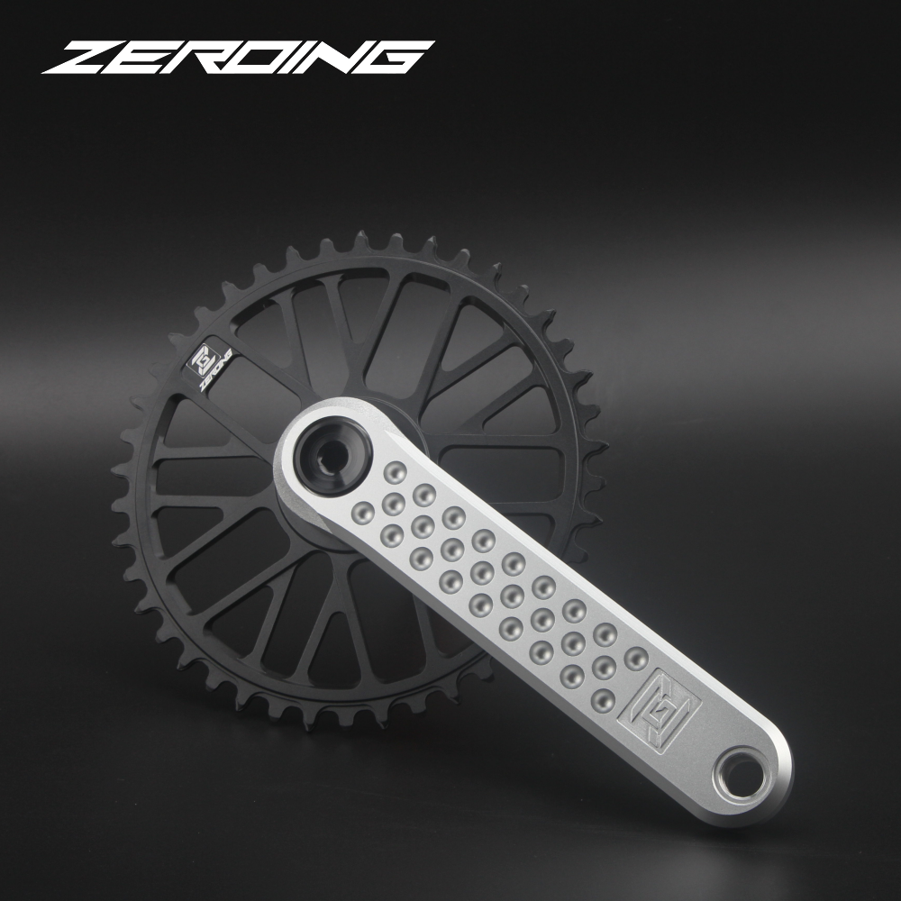 ZEROING Road Folding Bicycle Crankset 10/11/12speed Single Chainring 40/42/44/46/48T With Bracket Bottom BSA For Gravel Bike. 