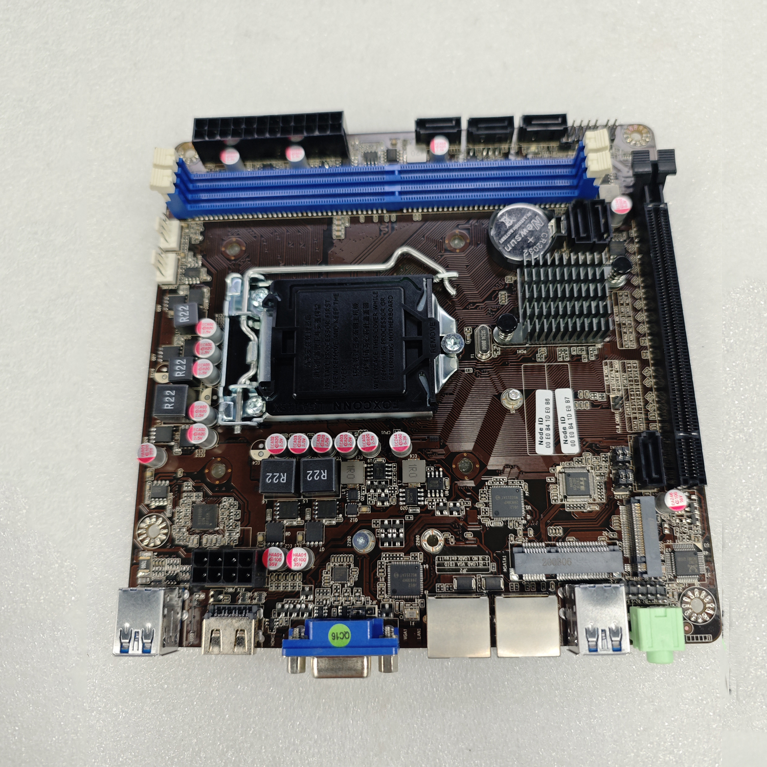 B365 Mini-ITX Motherboard 6 bay NAS Motherboard Dual Gigabit 211AT M.2 Nvme MSATA 6 SATA 3.0 Support Raid i3/i5/i7 6/7/8/9th PCI. 