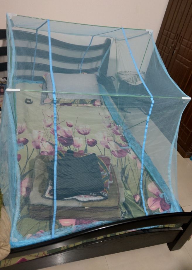 Foldable Self Standing Mosquito Net ফোল্ডিং চায়না মশারি. 