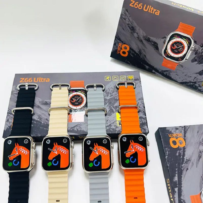 Z66 Ultra SmartWatch Series 8 NFC Wireless Charger Smart Watch Touch. 