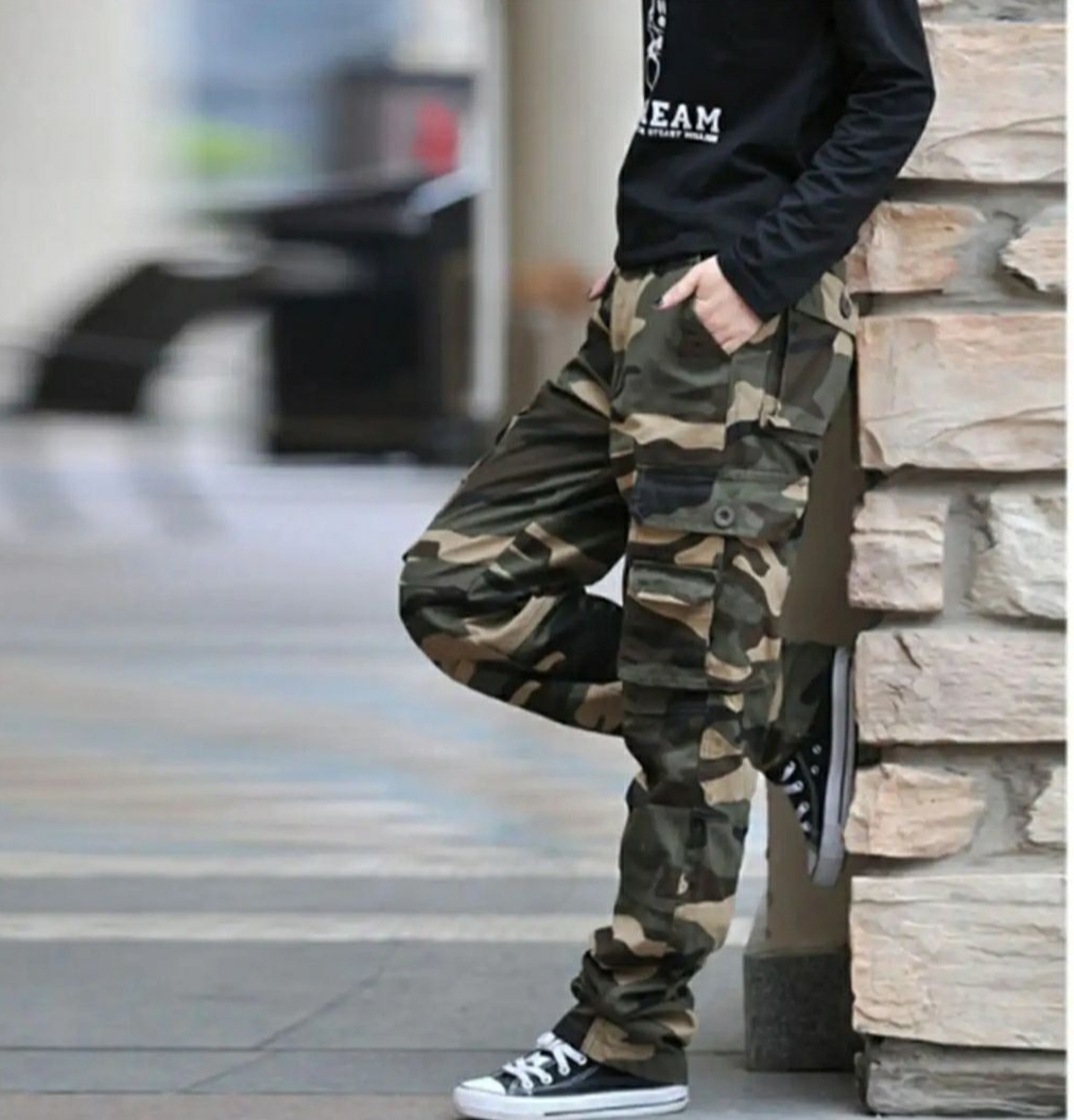 Army Design Six Pocket Cargo Pant For Men High Quality Gurbadine Pant Export Quality Material Full Stretchable Pant. 