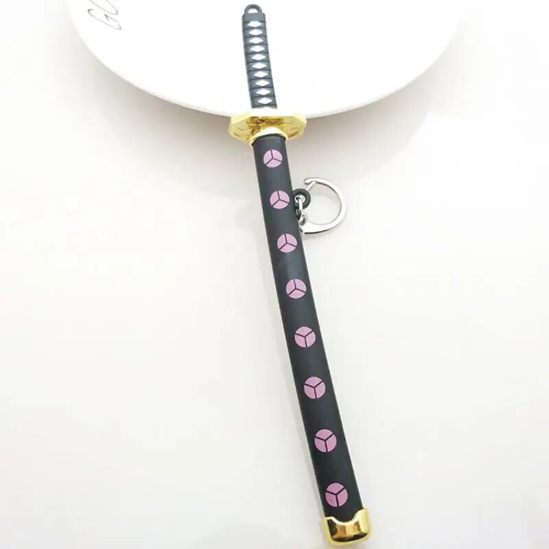Mini Toy Samurai Knife Key Chain, Toy Metal Weapon Sword Keychain Key Ring Weapon Model, Alloy Keychain For Men