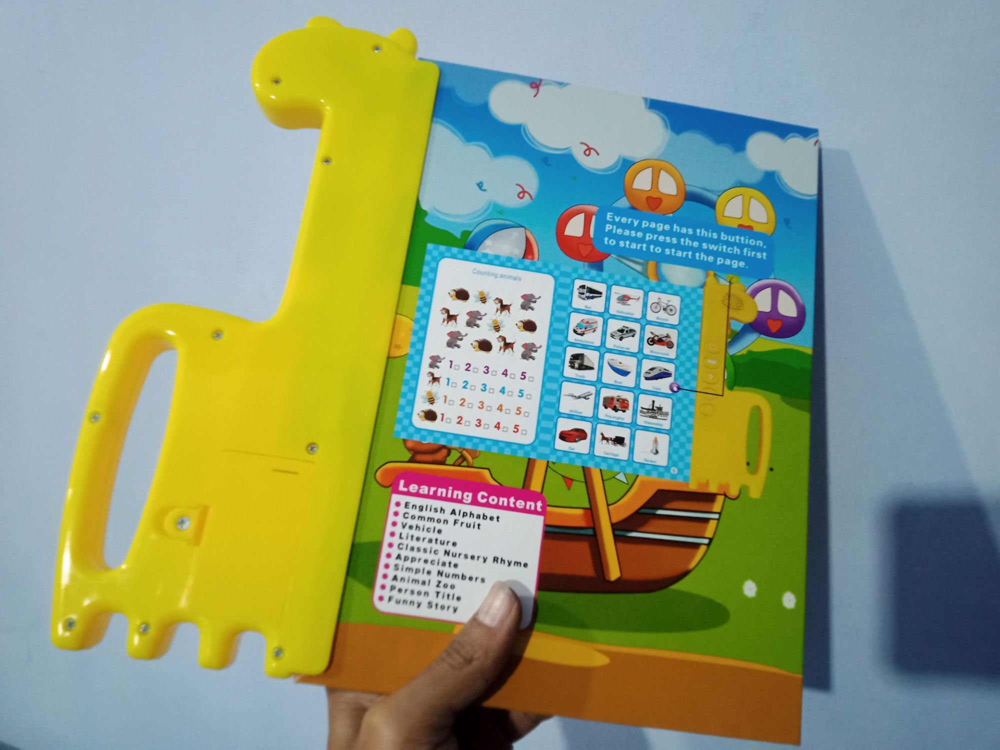 My English E-Book Learning Book with Sound Educational English Reading