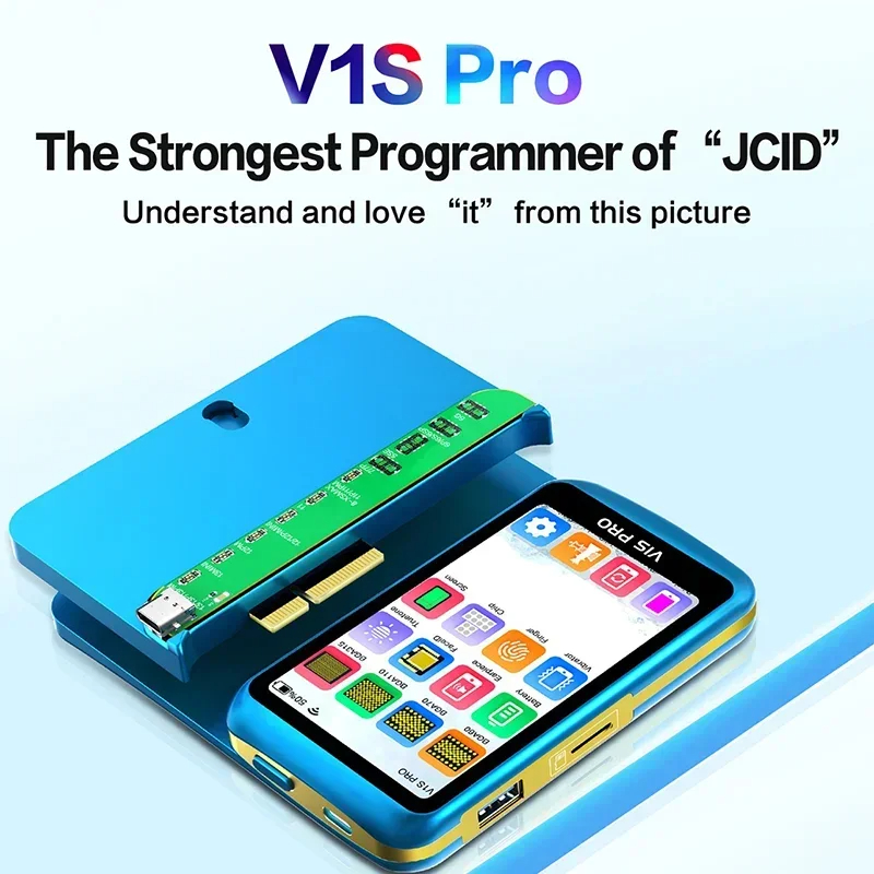 JCID V1S Pro Programmer Compatible with PRO1000S/V1SE BGA70/110/315 Module NAND Read/Write Battery Dot Matrix Projector Repair. 